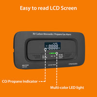 SENSYX PRC2000 · RV Propane + CO Detector · Flush Mount