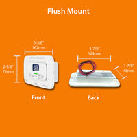 SENSYX PRC2000 · RV Propane + CO Detector · Flush Mount